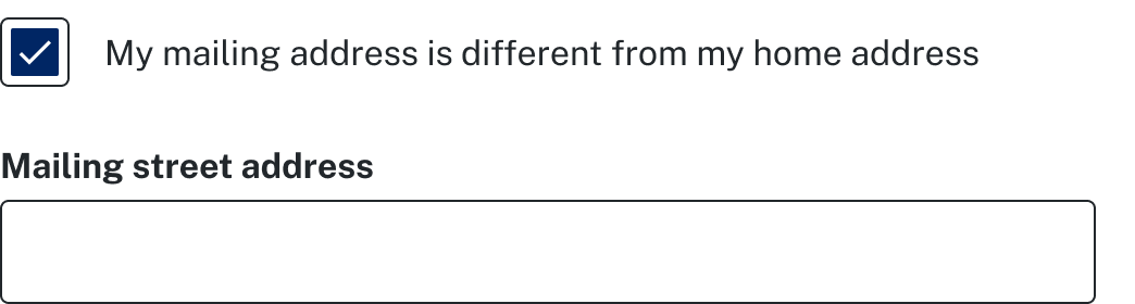 Example of how to display text values outside of form fields